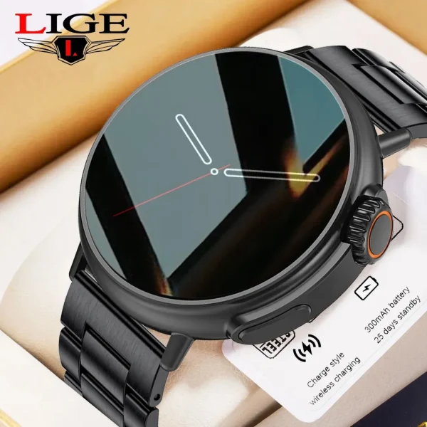 Ultra AMOLED Always on display ECG/PPG/NFC Smartwatch WLT06