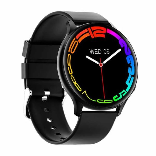 Latest Temperature Bluetooth calling Smartwatch MX15 Black - Image 4