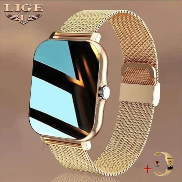 LIGE Full Touch Bluetooth Calling Multifunctional Smartwatch (GT20)