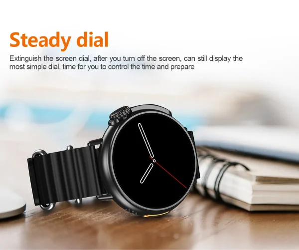 Ultra AMOLED Always on display ECG/PPG/NFC Smartwatch WLT06 - Image 5