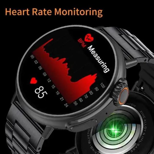 Ultra AMOLED Always on display, Bluetooth, ECG/PPG/NFC Smartwatch BW06 - Image 3