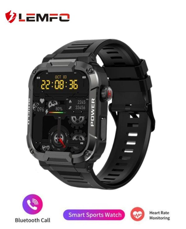 LEMFO MK66 - Military Grade Rugged Waterproof Smartwatch - Image 2