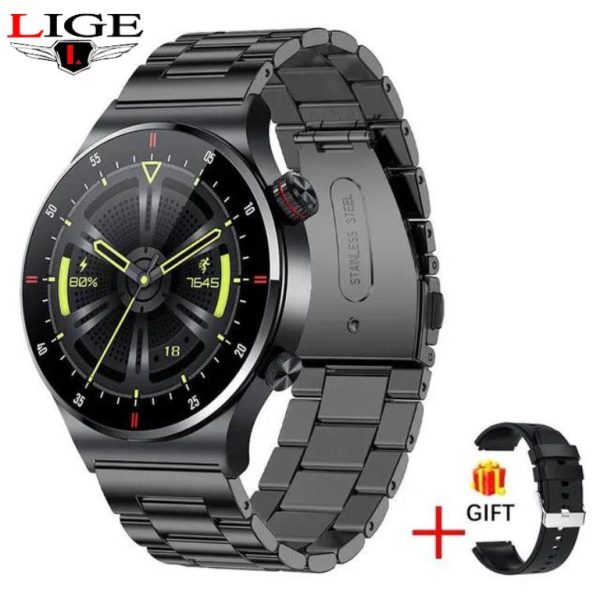 LIGE BW0382 ECG PPG NFC Bluetooth Call Men AMOLED Multifunctional Screen Sport Smartwatch 2023 ( BW0382 ) - Image 2