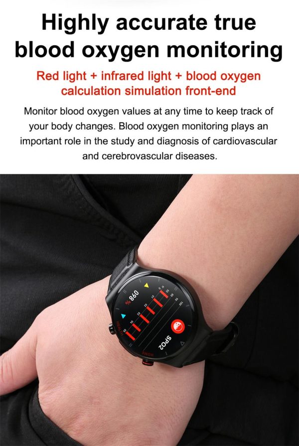 Blood Sugar/Diabetes monitoring Medical Grade Smartwatch - Image 3