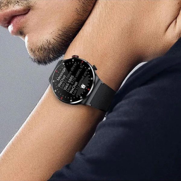 LIGE 1.32 inch ECG+PPG AMOLED Display Rotating Button Fitness Running Bluetooth Call Message Reminder Smart Watch (WB-0382) - Image 2