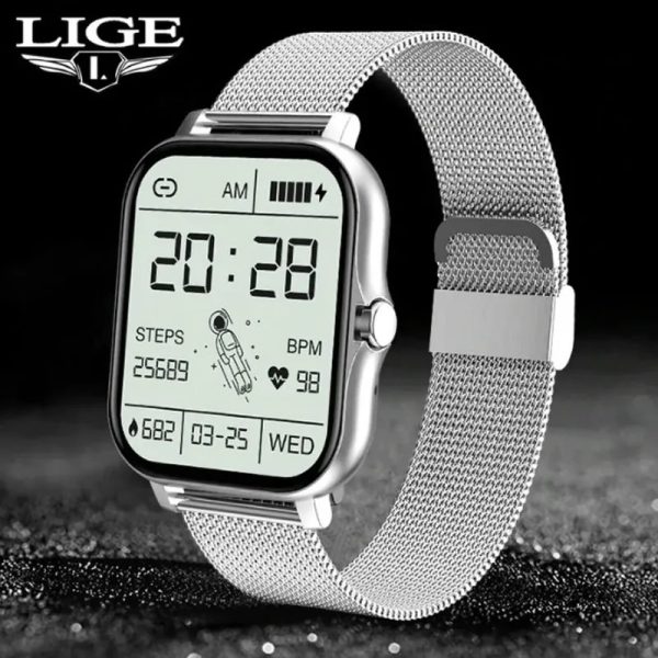 LIGE Full Touch GT20 Bluetooth Calling Multi functional Smartwatch