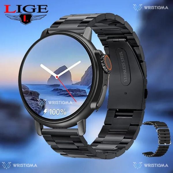 Ultra AMOLED Always on display, Bluetooth, ECG/PPG/NFC Smartwatch BW06 - Image 5